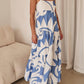 Enchanting Geometric Print Maxi Dress