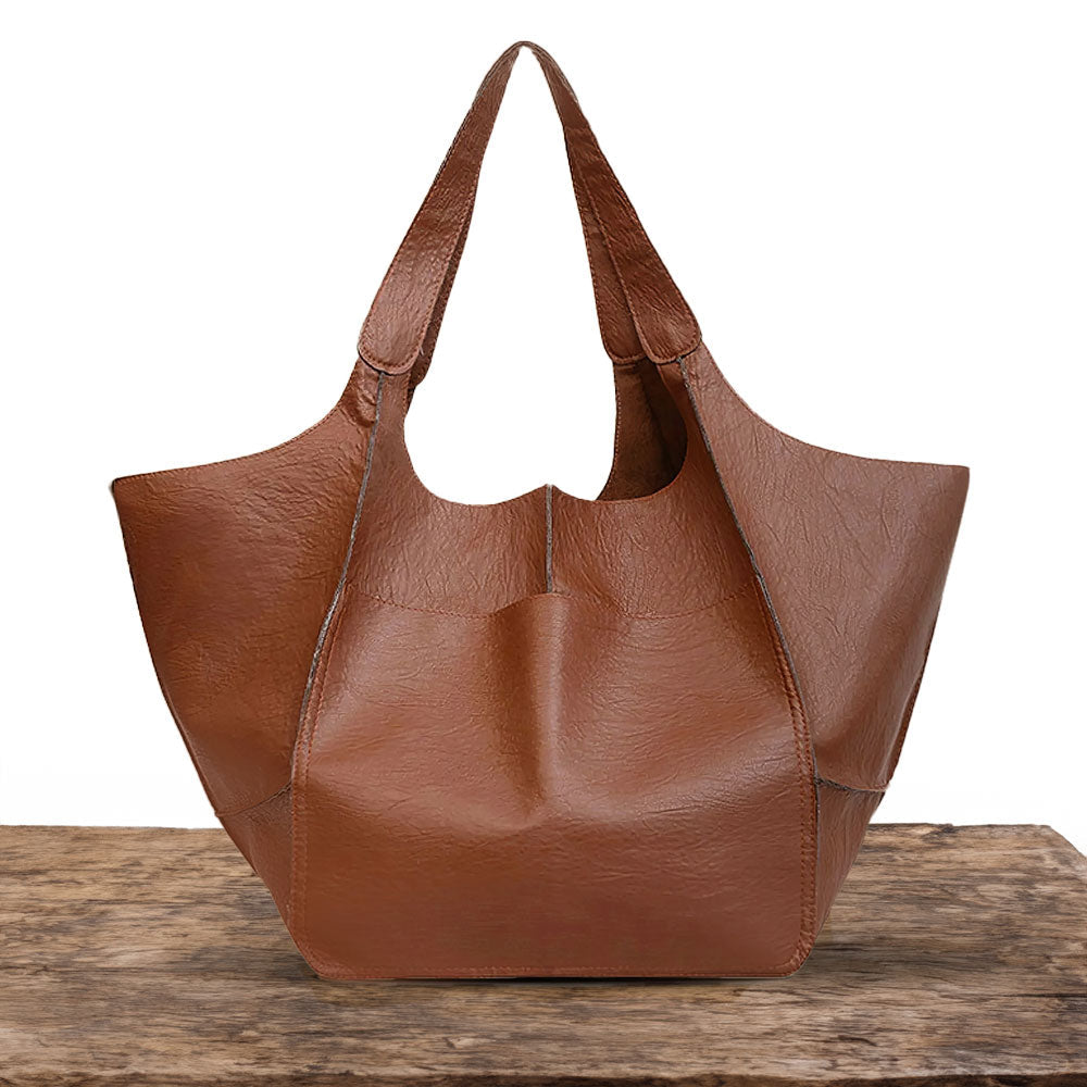 Janet - Vegan Leather Tote Bag - Samberule