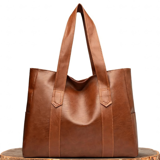 Debra - Vegan Leather Tote Bag - Samberule
