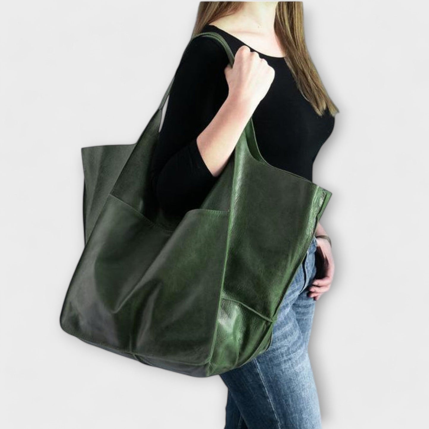 Stella - Vegan Leather Tote Bag - Samberule