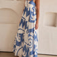 Enchanting Geometric Print Maxi Dress