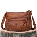 Catherine - Vegan Leather Crossbody Shoulder Bag - Samberule