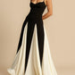 Elegance Panelled Tulle A-line Slip Maxi Dress