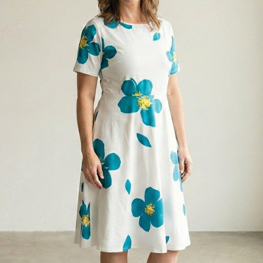 Amelie – Flowy Boho Dress - Samberule