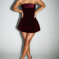 Luna - Fold-Over Mini Dress - Samberule
