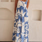 Enchanting Geometric Print Maxi Dress