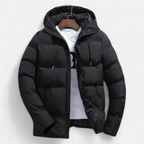 Men's Classic Hooded Puffer Jacket – Essential Cold Weather Layer