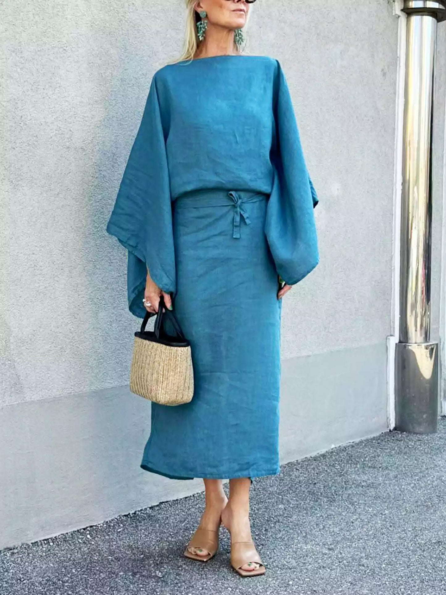 Gianna - Kimono Midi Dress - Samberule