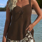 Two-Piece Striped Tankini Swimsuit