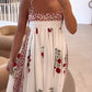 Maxi dress with flowers