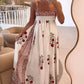 Maxi dress with flowers