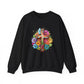 Colorful Christian Floral Faith Crewneck Sweatshirt