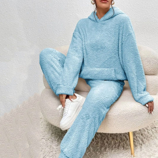 Alexa | Women’s Spring Cozy Hooded Lounge Set - Samberule