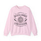 Jesus Christ Lord & Savior Faith Crewneck Sweatshirt