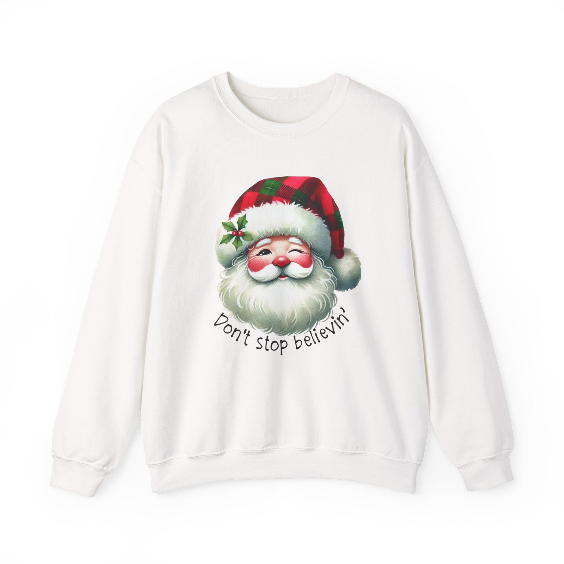 Stop Believin' Christmas Crewneck Sweatshirt - Samberule