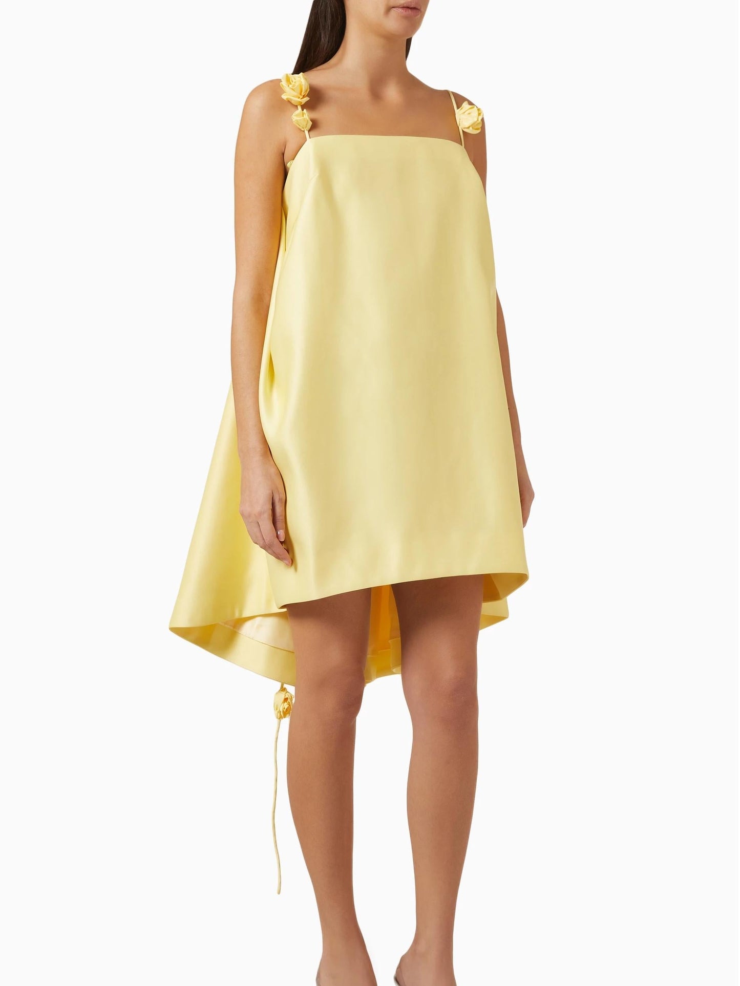 Lillian - Floral Strap Mini Dress - Samberule