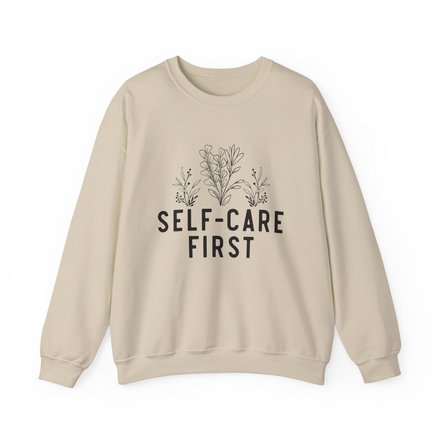 Self-Care First Mental Health Crewneck Sweatshirt