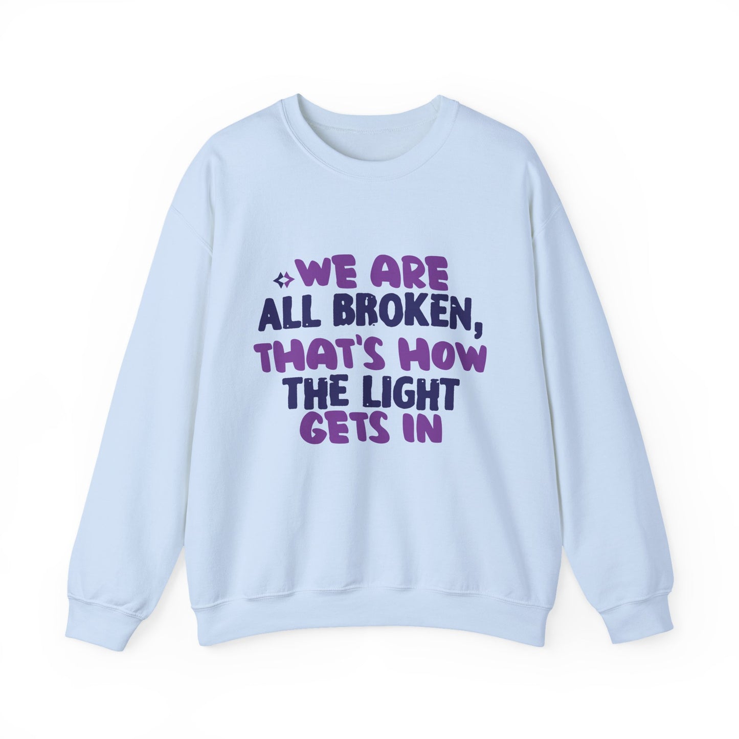 Perfect for Self-Care Motivational Mental Health Crewneck Sweatshirt