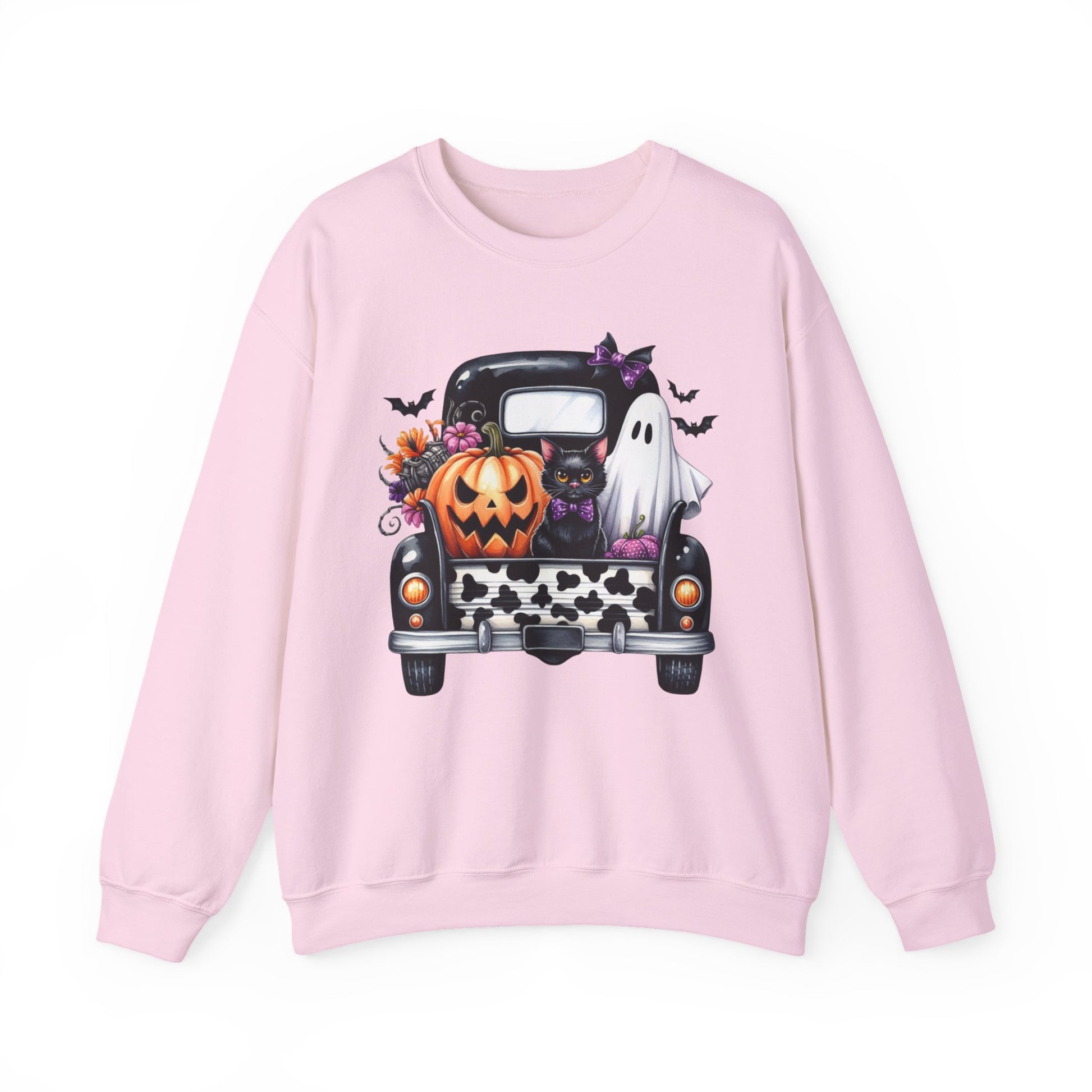 Vintage Truck Halloween Crewneck Sweatshirt - Samberule