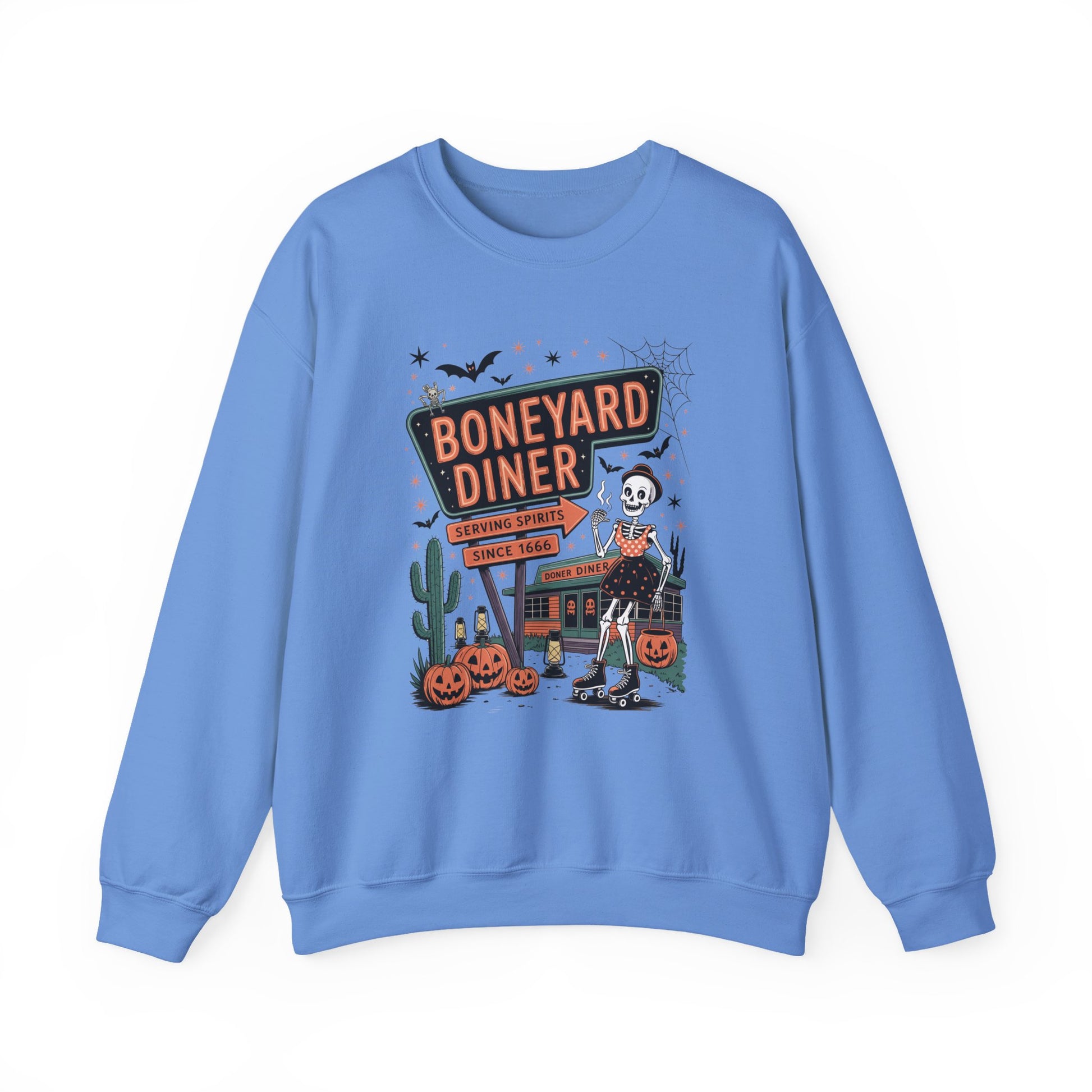 Boneyard Diner Halloween Crewneck Sweatshirt - Samberule