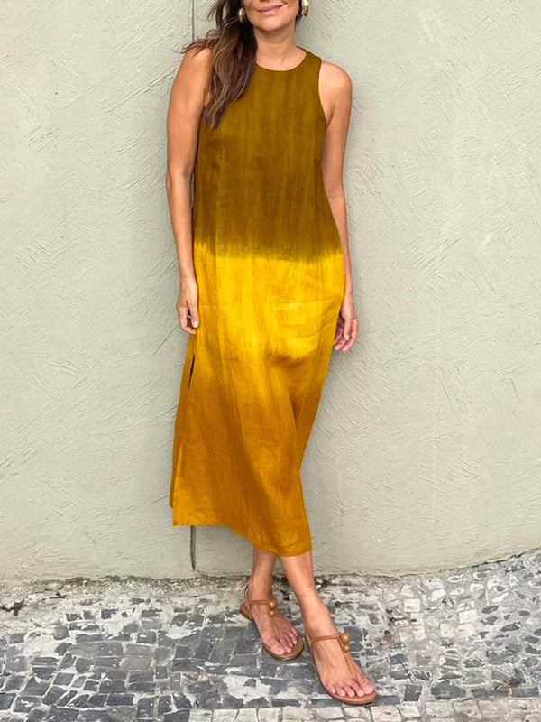 Victoria - Tie-Dye Midi Dress - Samberule