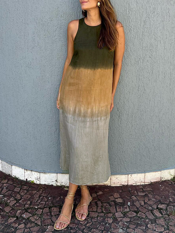 Victoria - Tie-Dye Midi Dress - Samberule