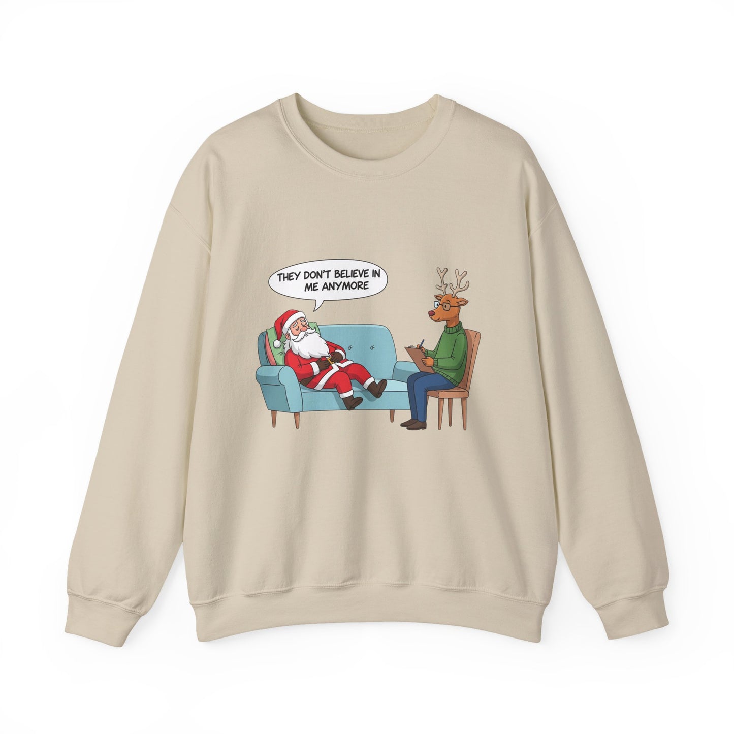Cheerful Christmas Crewneck Sweatshirt