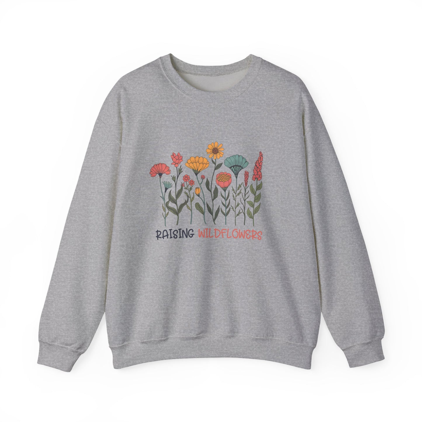 Raising Wildflowers Mental Health Crewneck Sweatshirt