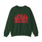 Just A Nurse Who Loves Christmas Crewneck Sweatshirt