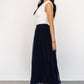 Cyra Midi Skirt | Navy