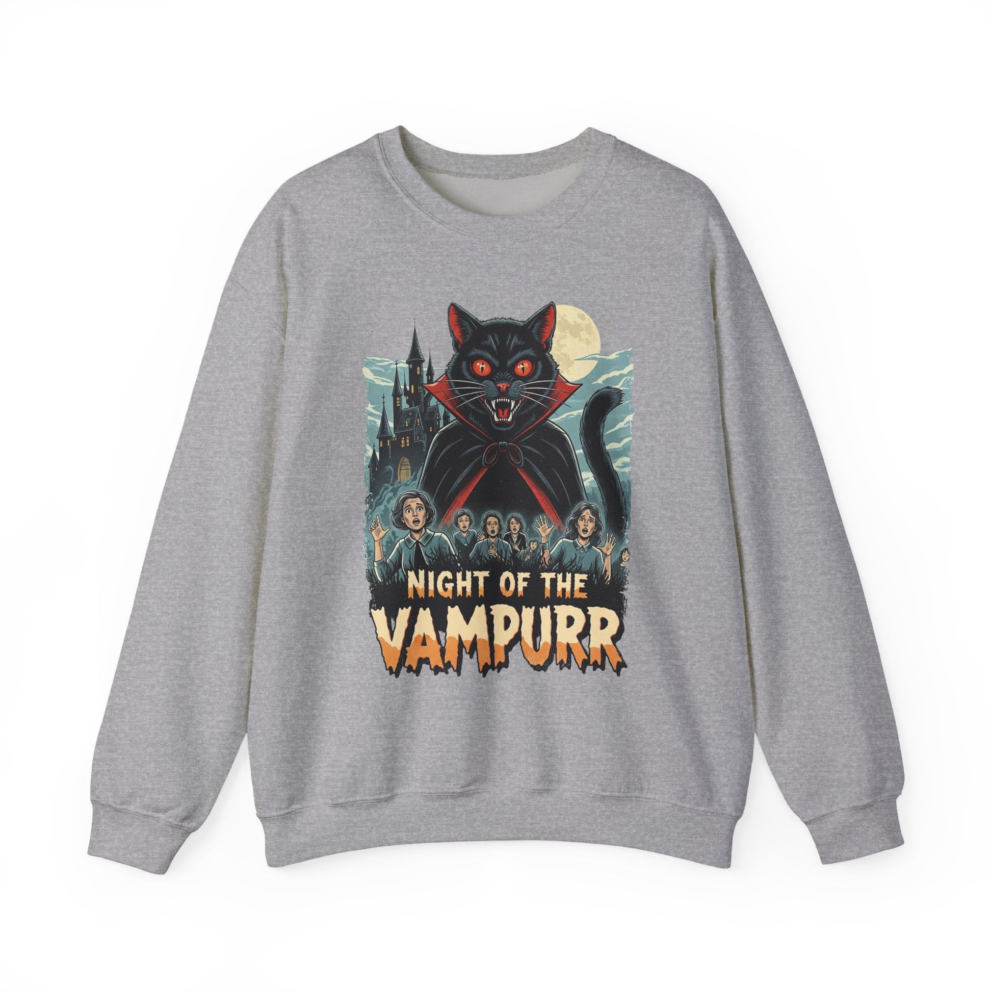 Night of the Vampurr Halloween Crewneck Sweatshirt - Samberule