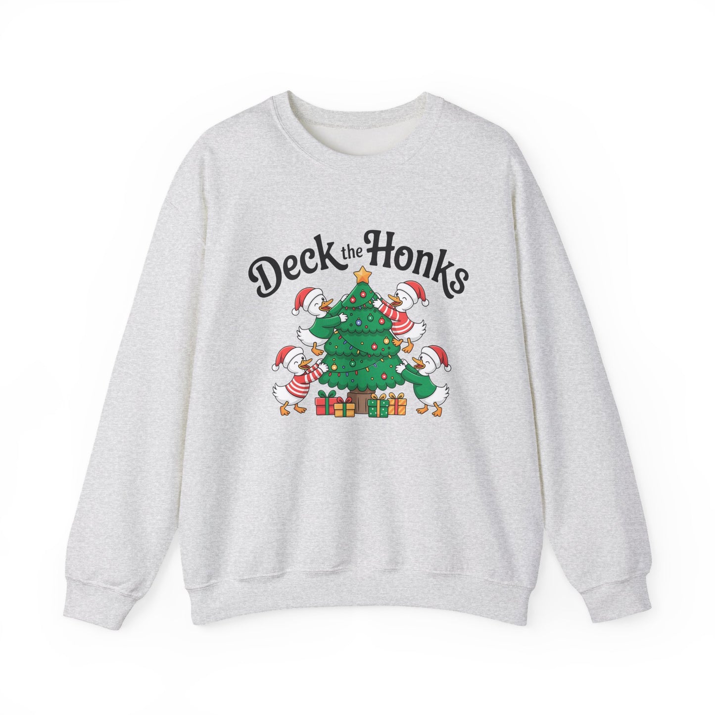 Deck the Honks Christmas Crewneck Sweatshirt