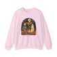 Skull Fall Bow Halloween Crewneck Sweatshirt - Samberule