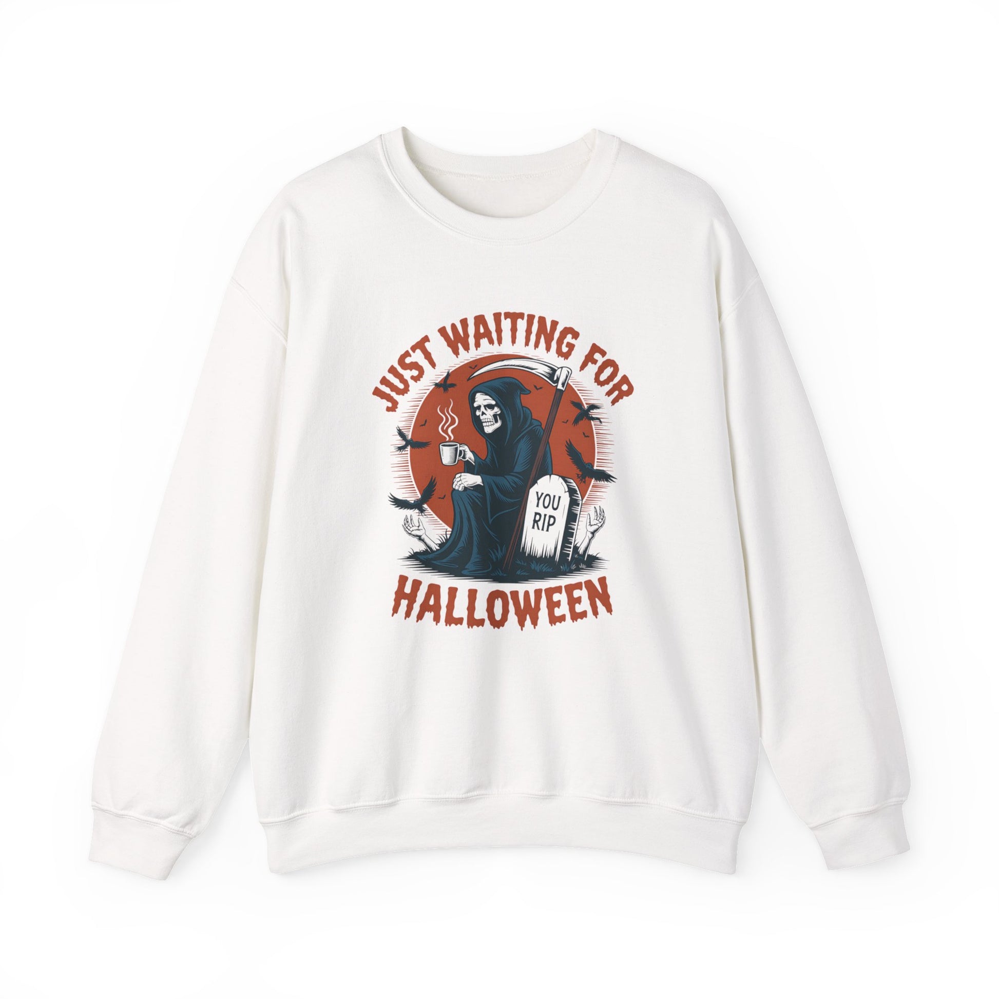 Just Waiting for Halloween Crewneck Sweatshirt - Samberule