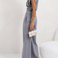 Lrregular Sleeveless Casual Two-piece Set
