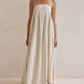 Casual Fashion Halter Neck Striped Maxi Dress