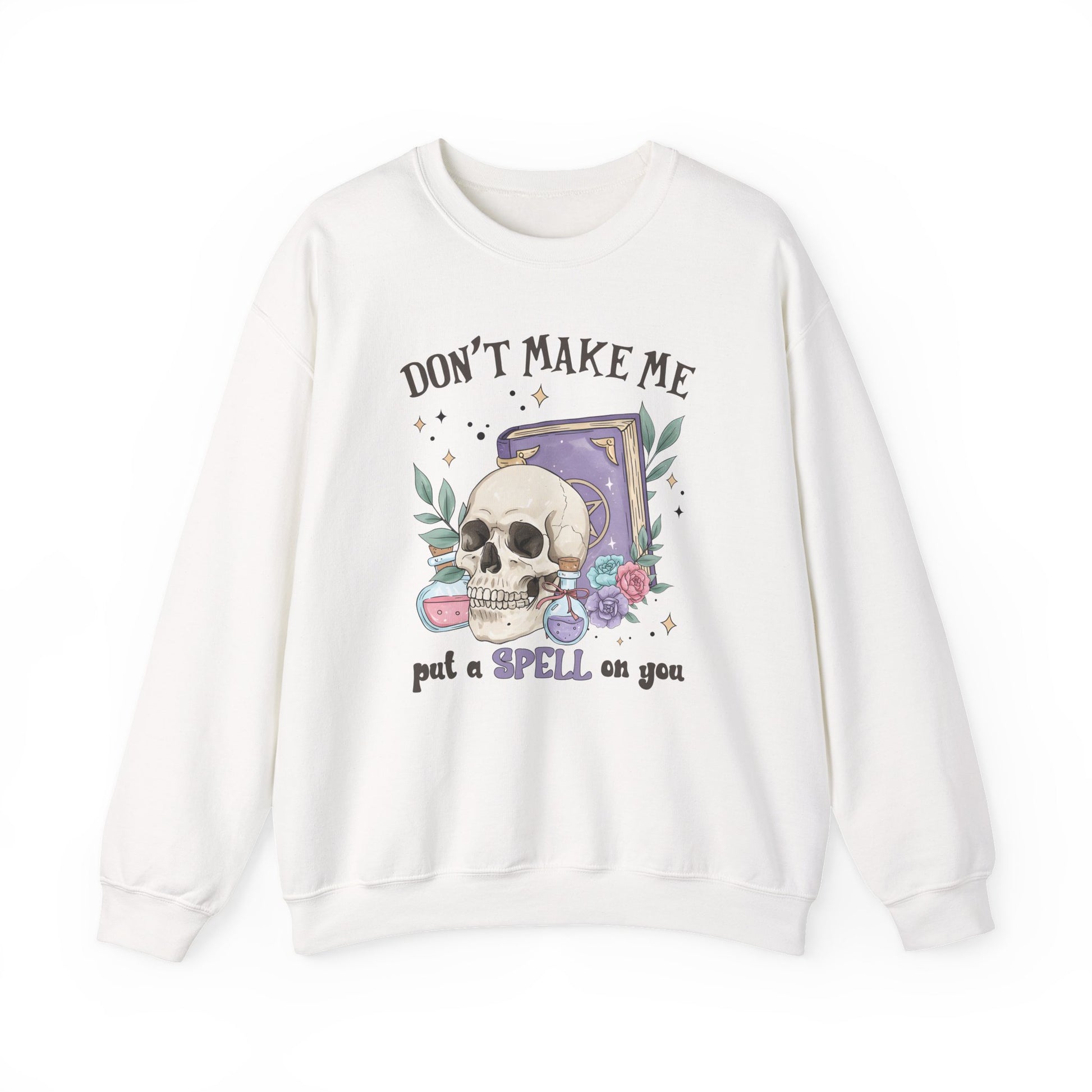 Dont make me put a spell on you Halloween Crewneck Sweatshirt - Samberule