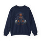 Muscle Dog Gym Crewneck Sweatshirt