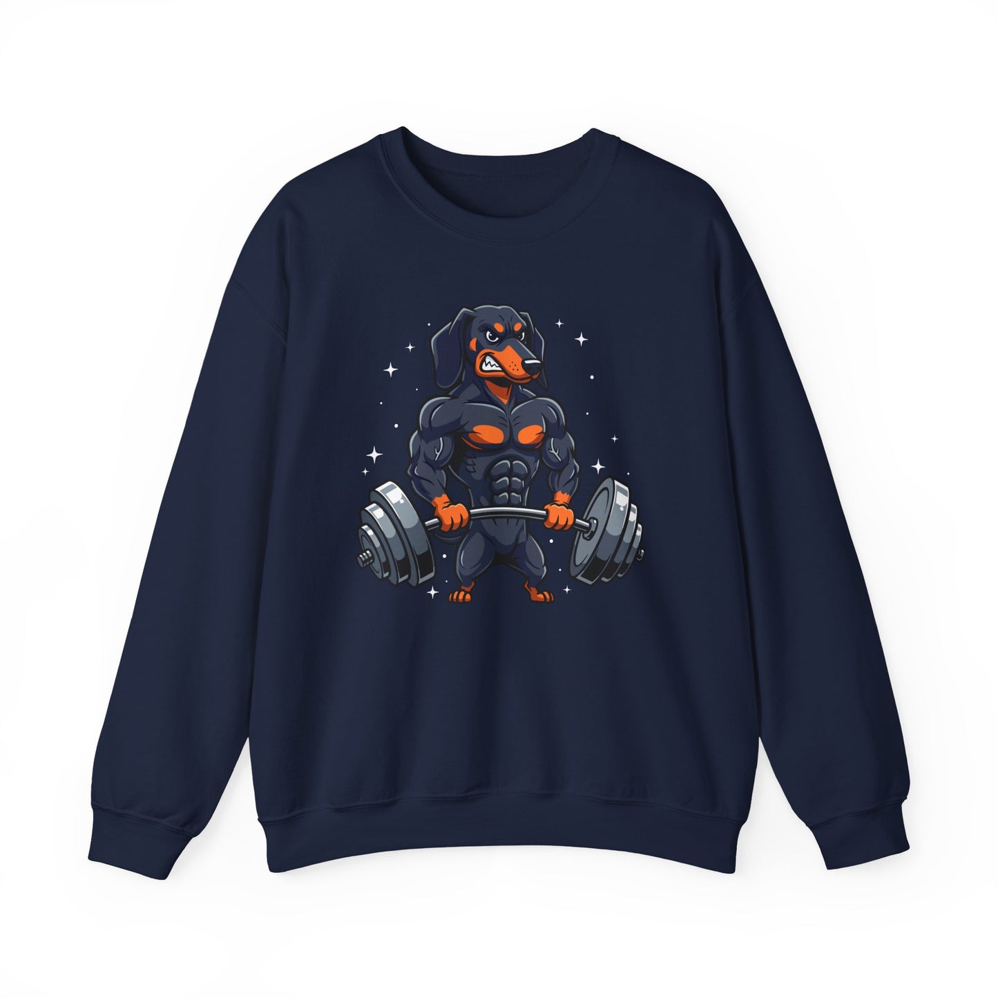Muscle Dog Gym Crewneck Sweatshirt