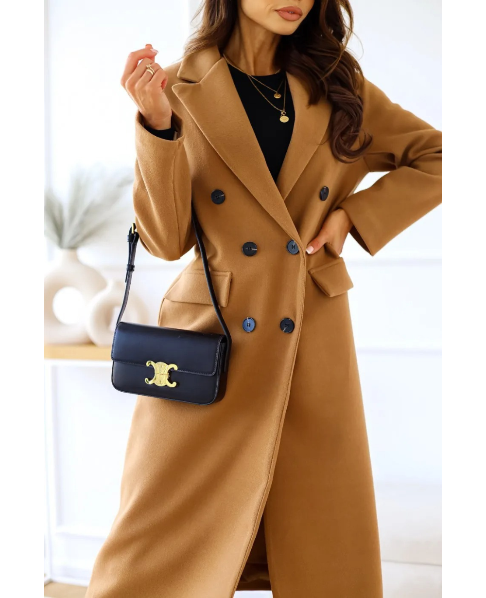 Lorena | Long Trench Coat – Elegant Winter Staple