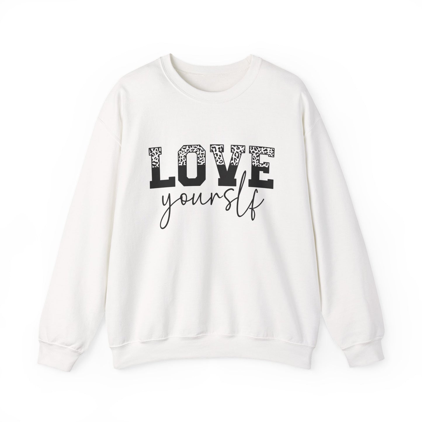 Love Yourself Motivational Crewneck Sweatshirt