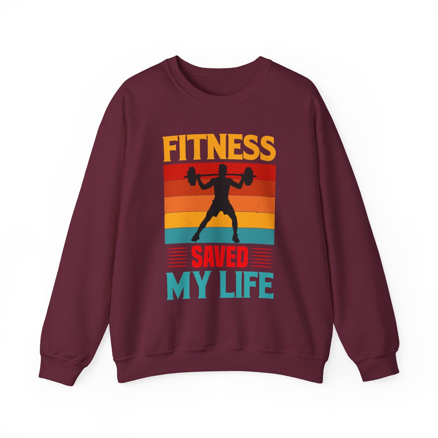 Fitness Saved My Life Gym Crewneck Sweatshirt