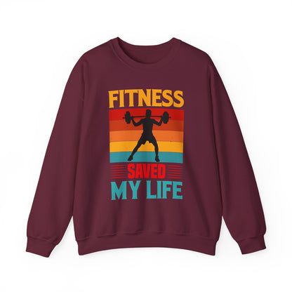 Fitness Saved My Life Gym Crewneck Sweatshirt