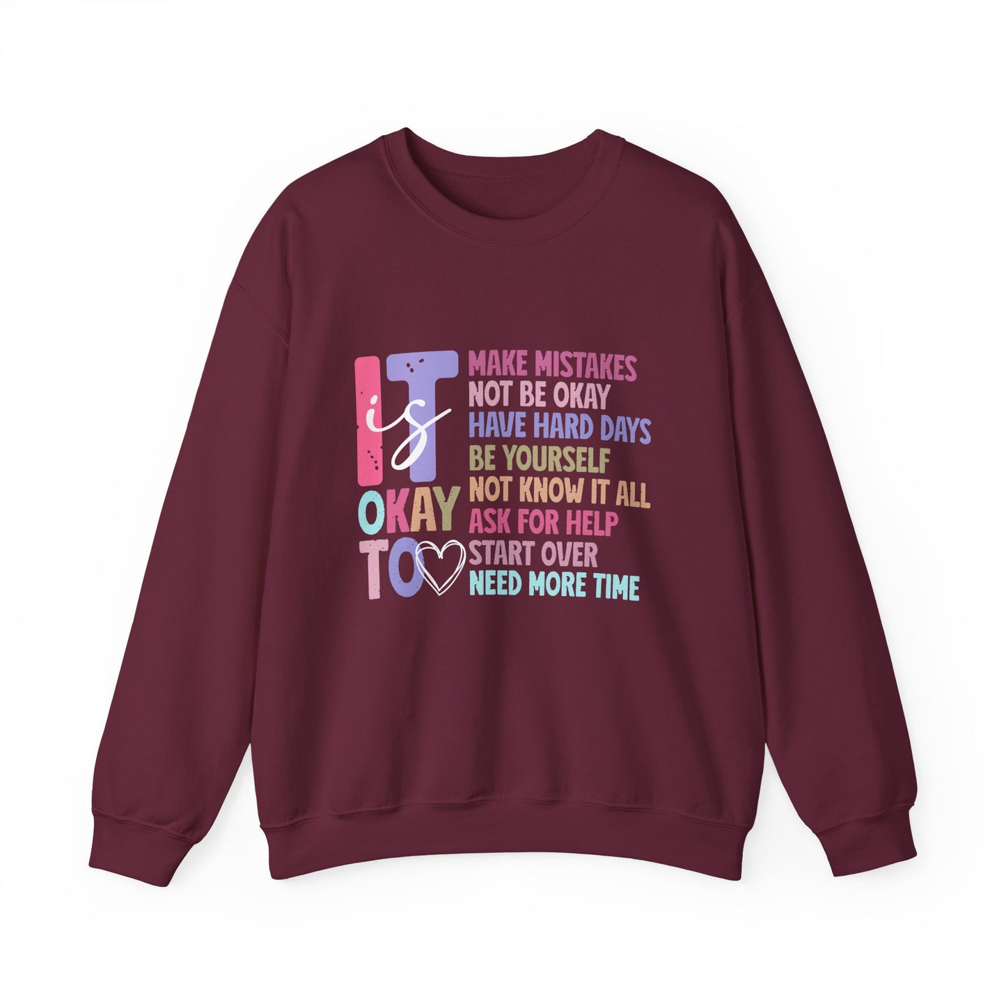 Inspirational Mental Health Crewneck Sweatshirt