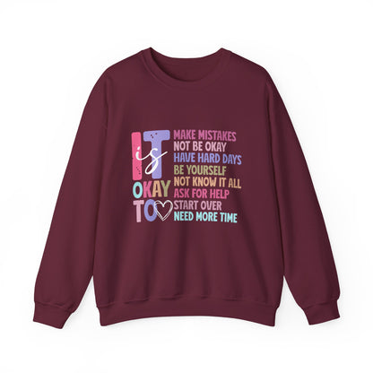 Inspirational Mental Health Crewneck Sweatshirt