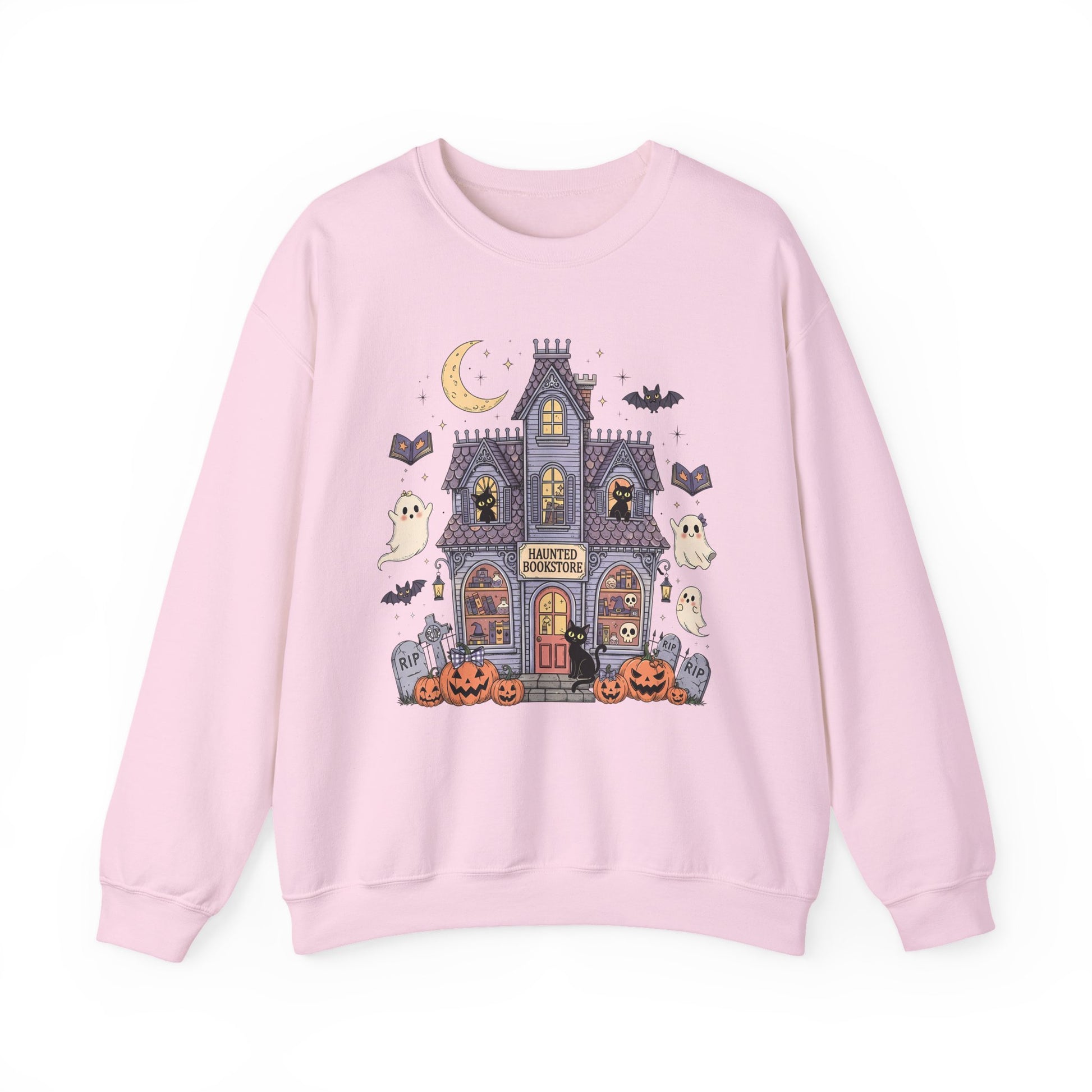 Haunted House Halloween Crewneck Sweatshirt - Samberule