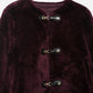 Women’s Faux Fur Jacket with Toggle Buttons - Samberule