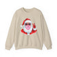 Santa Peace Christmas Crewneck Sweatshirt