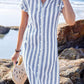 Lucy - Striped Shirt Dress - Samberule