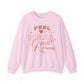 'Feel, Heal, Grow' Mental Health Crewneck Sweatshirt
